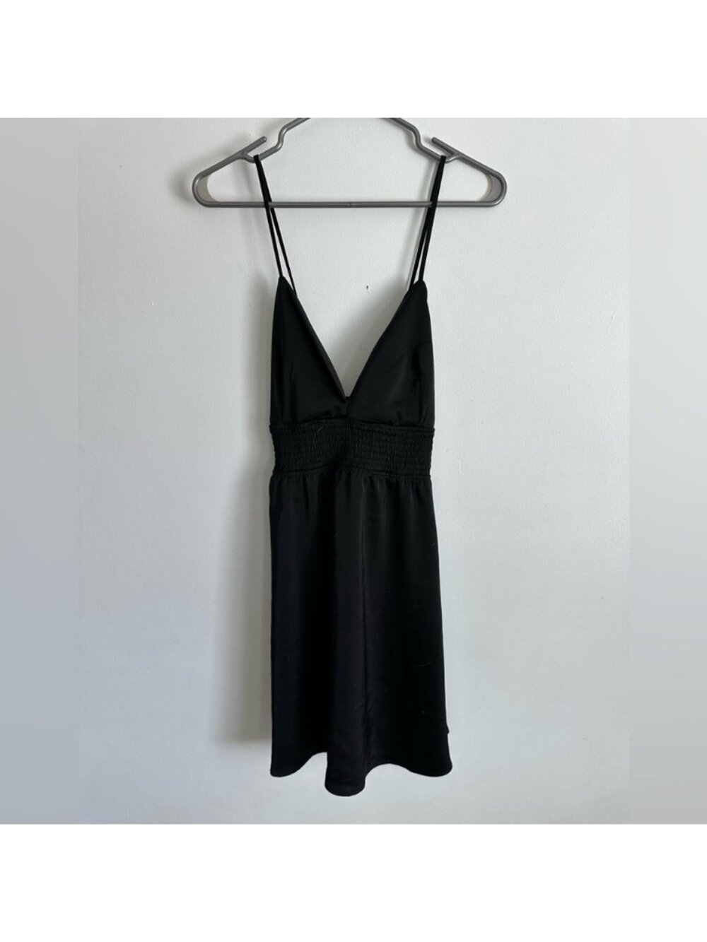 Garage Satin Flowy Mini Dress